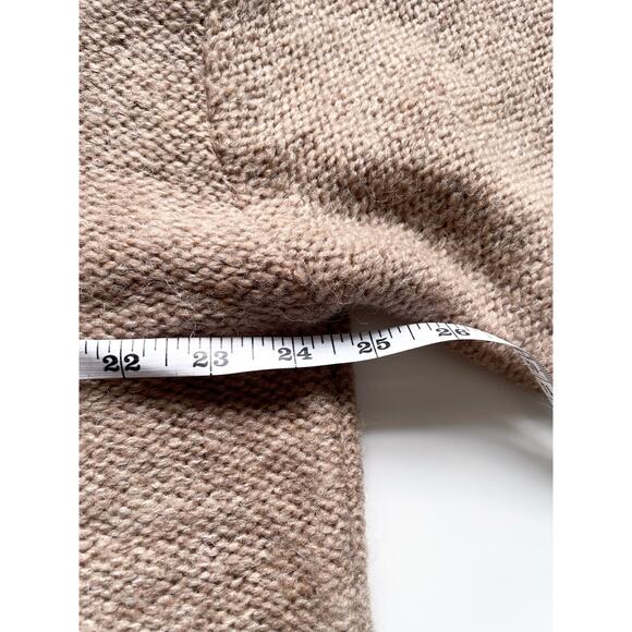 NWT Banana Republic Beige Wool Blend Oversized Turtle Neck Knit Sweater Size XL - Picture 4 of 6